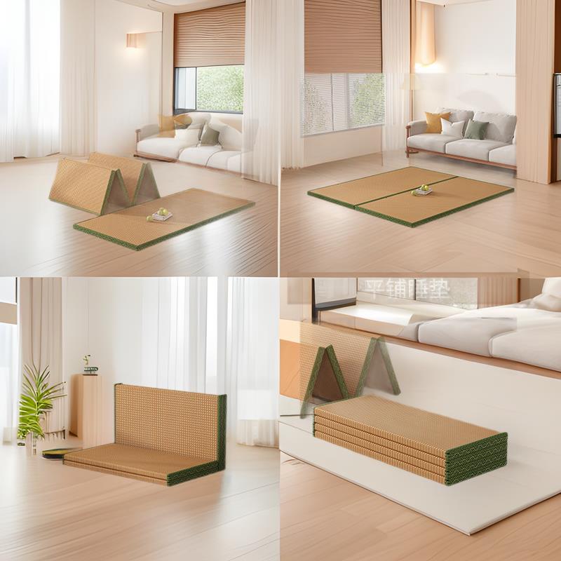 可折叠榻榻米垫子椰棕床垫地铺睡垫午休垫打地铺神器加厚日式地垫