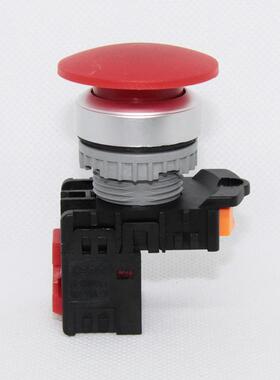 天得22mm蘑菇头按钮开关TN2BMG-1A红色绿色TN3BMR-1B大头按钮