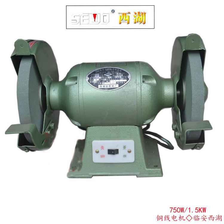 SEWO西湖M3225多功能750W砂轮机 工业铜芯电机1.5KW台式砂轮机
