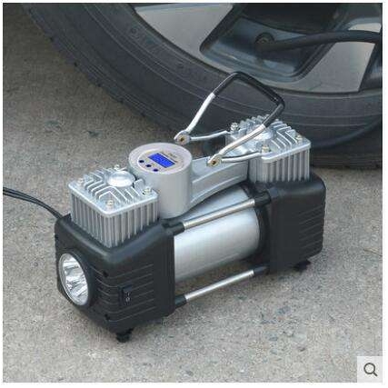 小型车载充气泵12v便携式汽车用轮胎打气泵电动高压冲气泵加气机
