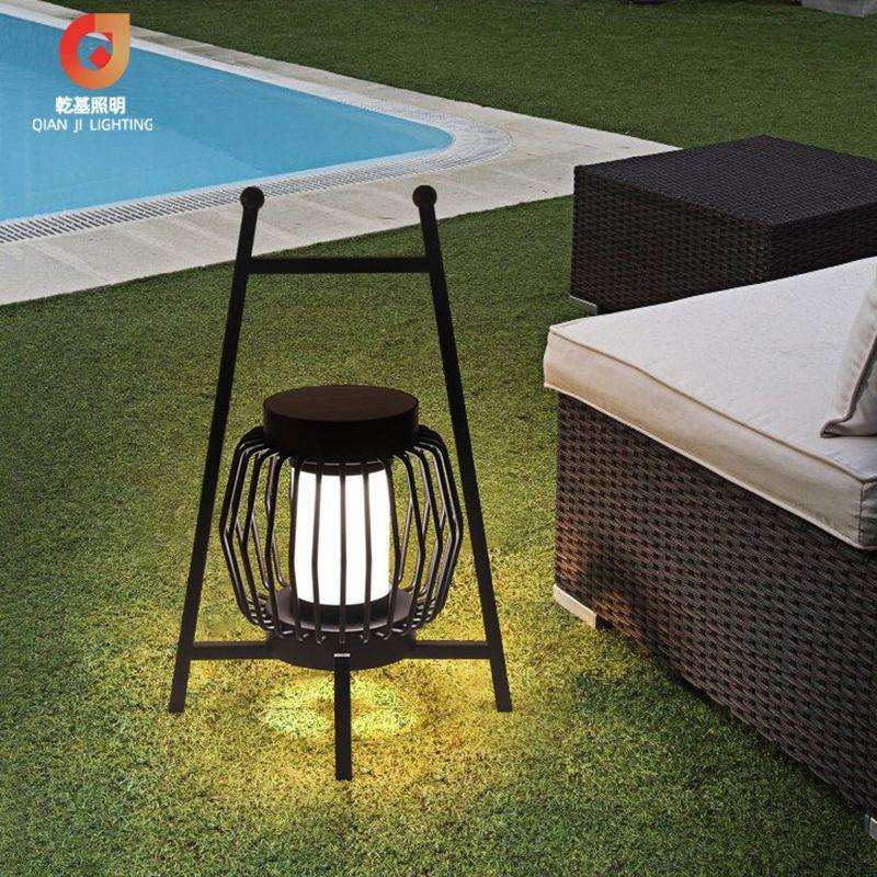 太阳能手提草坪灯便携户外庭院灯防水花园草地灯别墅露台景观灯