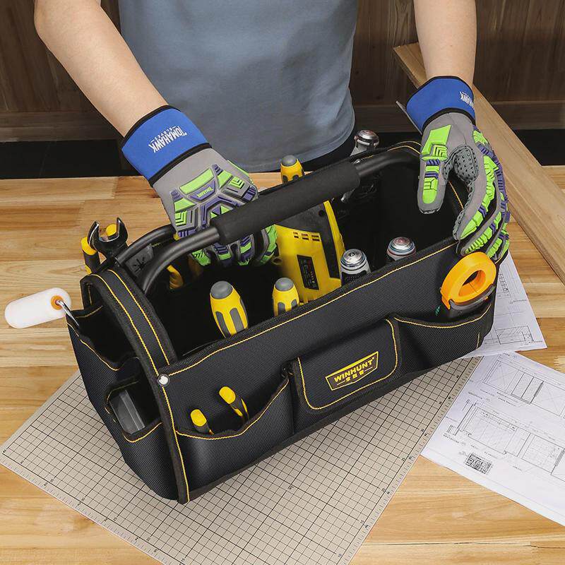 新款常胜客手提工具包多r功能工具箱大容量电工包男专用木工工具