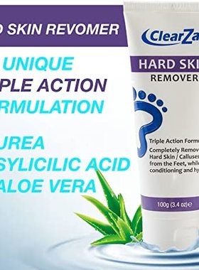 新品Clearzal Foot nCream For Hard Skin  Helps Calluses and C