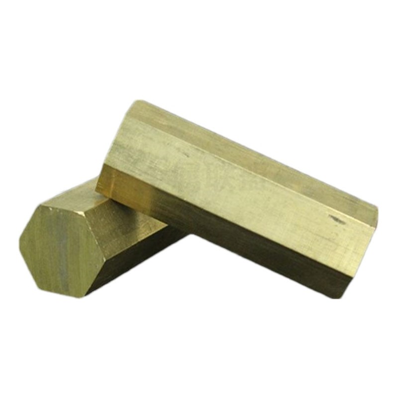 蚁揽月H59H62六角黄铜棒六边形铜棒对边TB-4J5零切H59对边25mm0.5