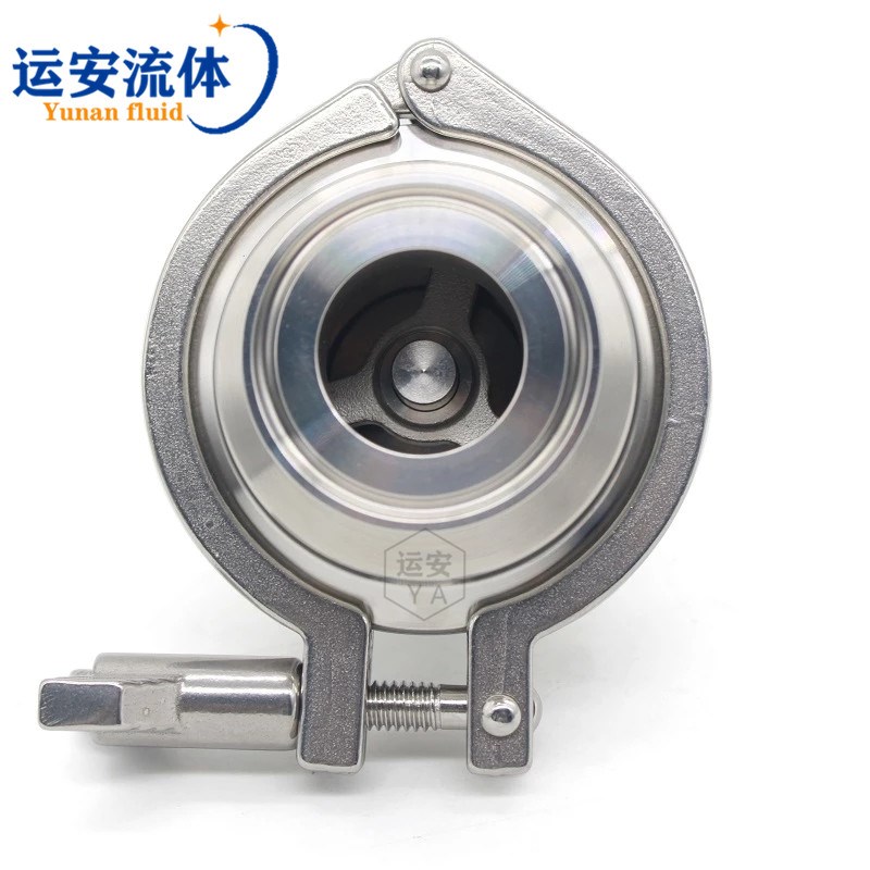 304不锈钢快装卡箍式u止回阀止回阀卫生级止回阀单向阀阀门