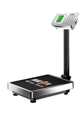 金旺电子商用台秤300公斤小型1D00kg货秤卖菜计价市斤地磅秤