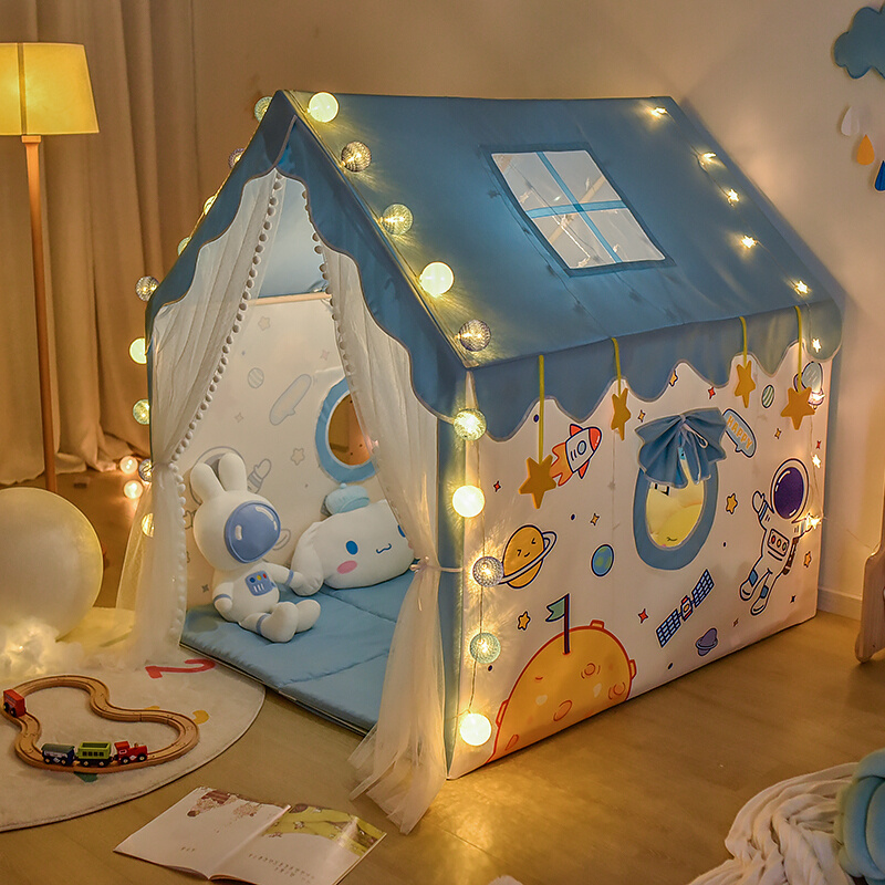 儿童帐篷室内男孩家用宝宝玩具屋小女孩公主城堡床上小房子游戏屋