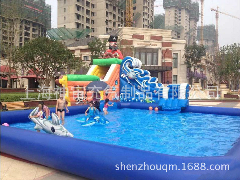 水上乐园滑梯 充气水上乐园 滑梯 大型水上乐园滑梯组合