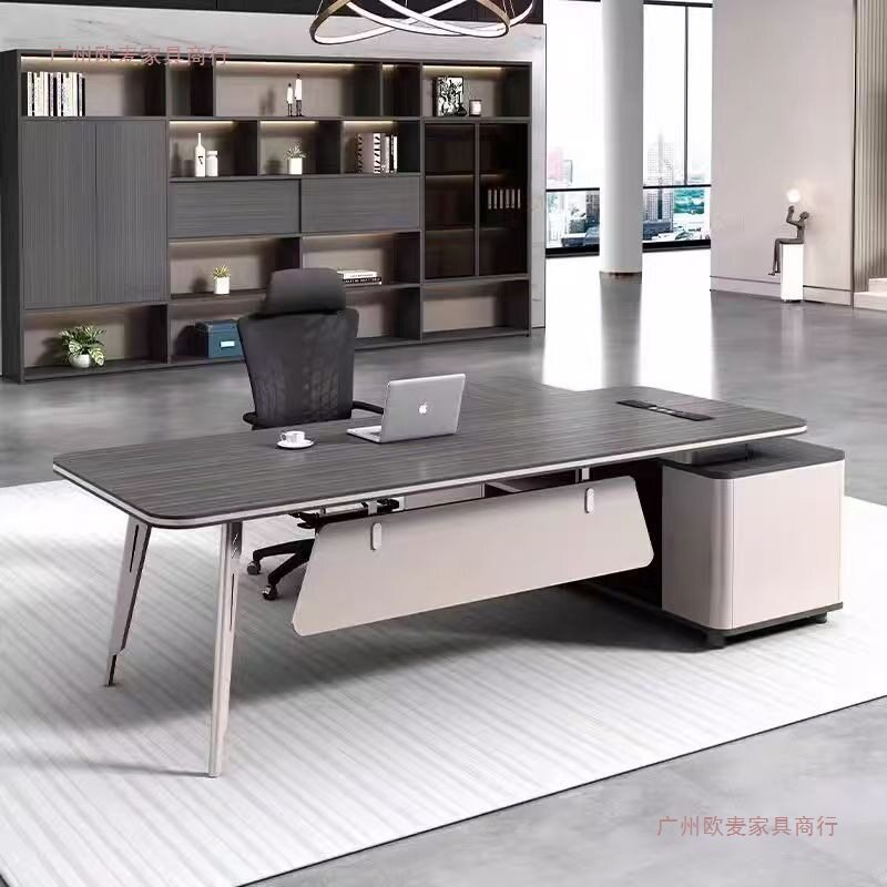 现代简约轻奢大气老板主管桌