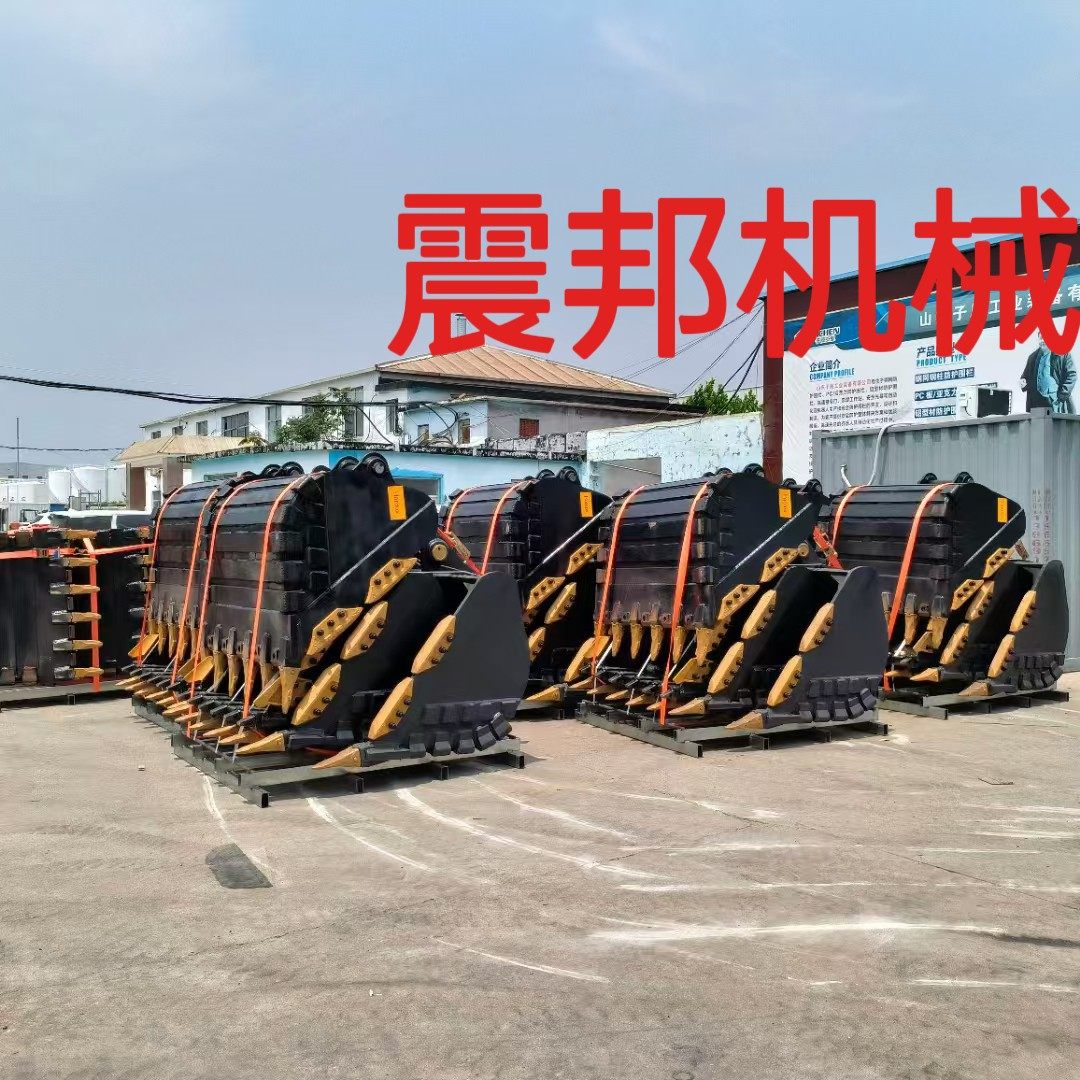 厂家直销 PC400挖斗、岩石斗、供应挖斗铲斗 拇指夹一体斗