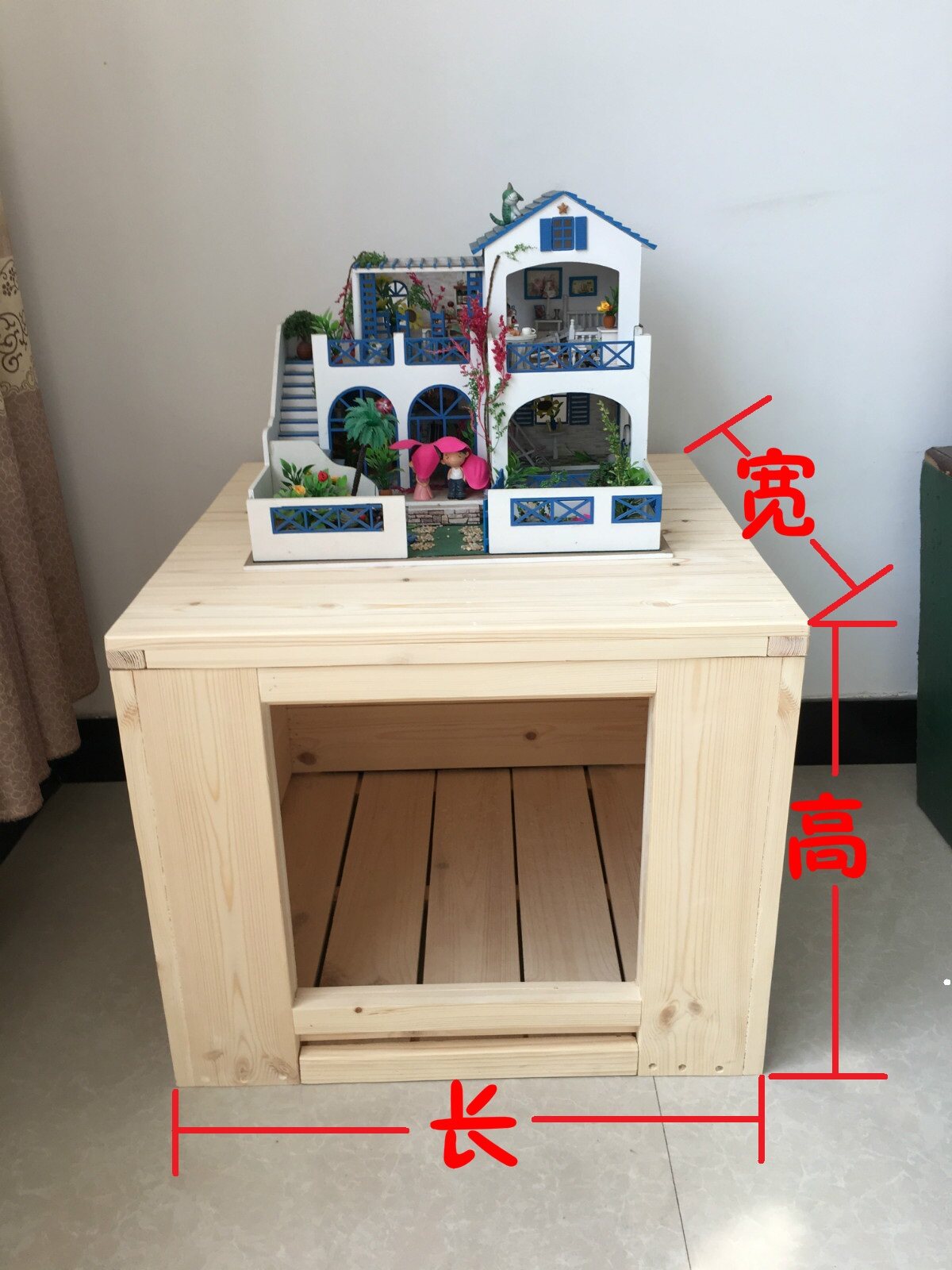 厂家直销 实木产房箱子狗窝猫窝幼崽房松木宠物狗屋猫屋 四季通用