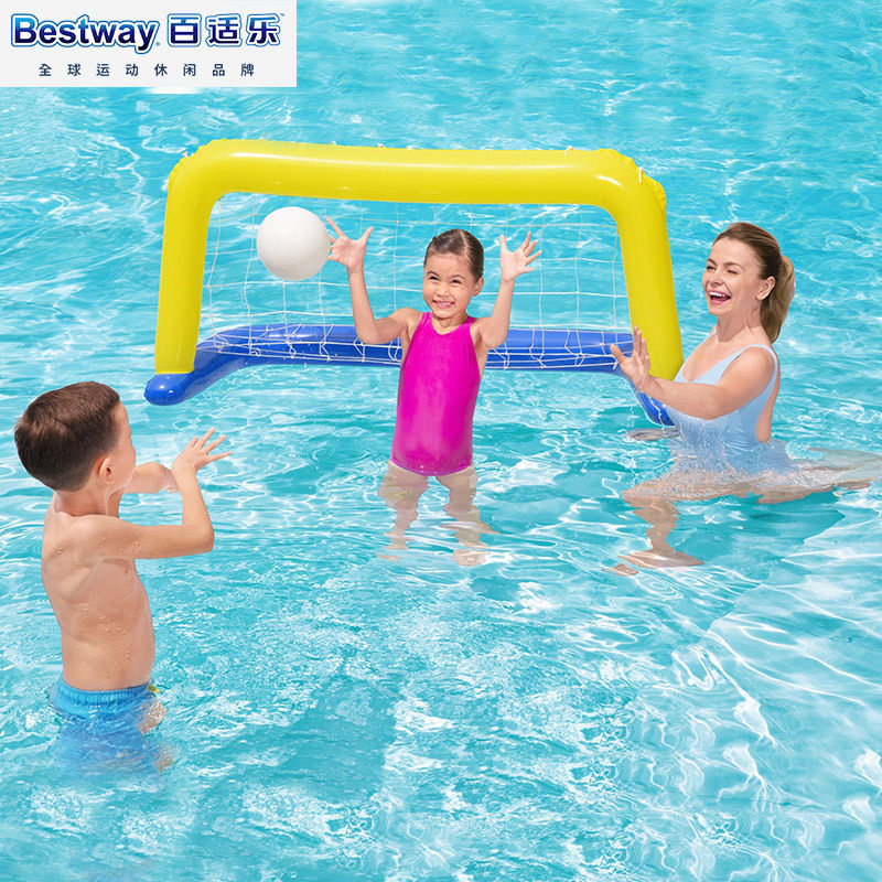 Bestway52123水上充气玩具球门加厚成人儿童玩具戏水球门亲子玩具