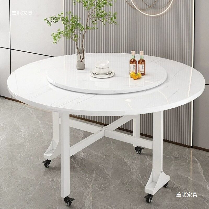 折叠圆桌小户型多功能餐桌清仓