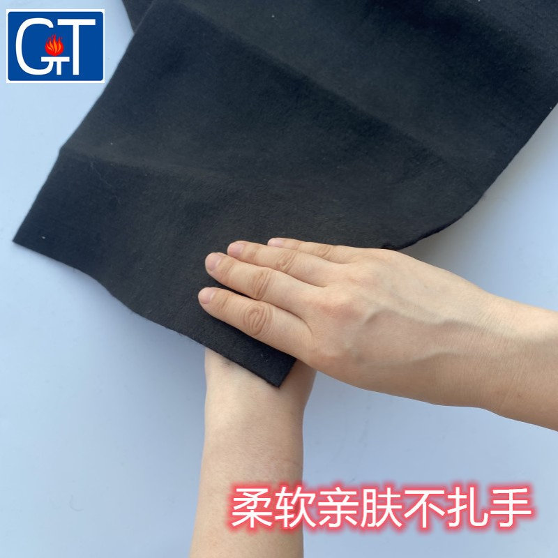 耐高温碳纤维防火棉防烫阻燃预氧丝毡防火板灭火毯空调铜管电焊