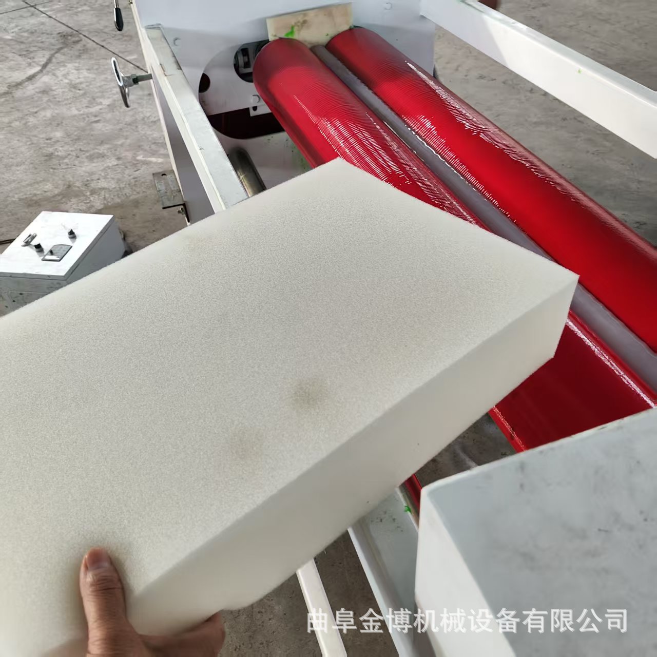 记忆枕芯过胶机硅胶渗透烘干定型浸胶机海棉片材百洁布过胶机