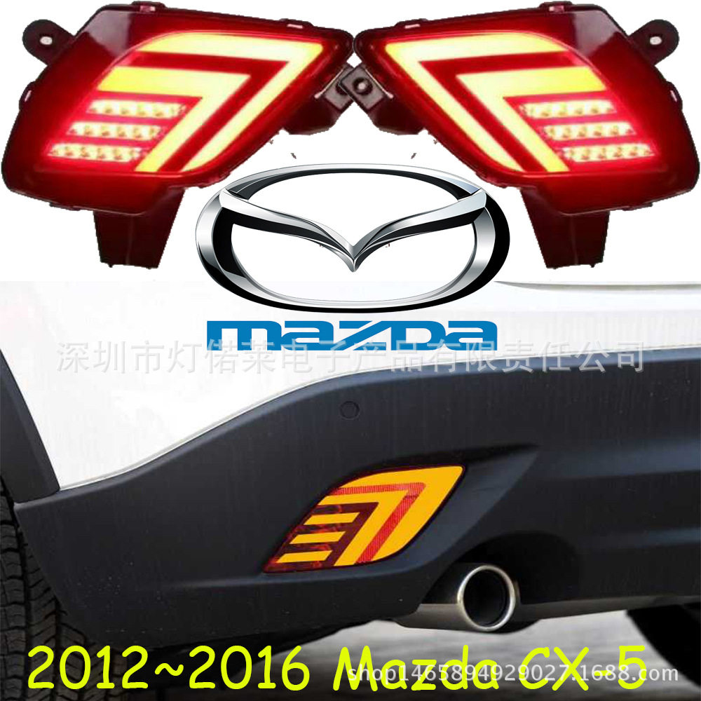 适用于马自达CX-5尾灯贯穿灯CX5LED刹车灯CX-5 taillight流光