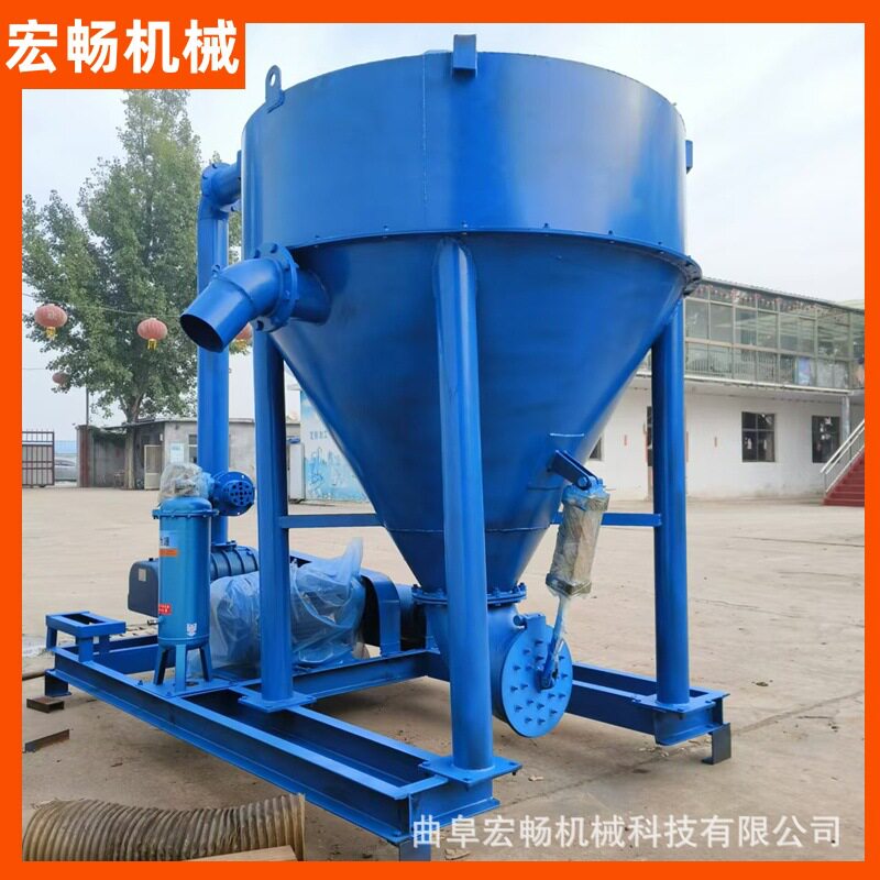 工地沙子泥浆气力上料机隧道泥浆输送机石子泥巴真空吸料机