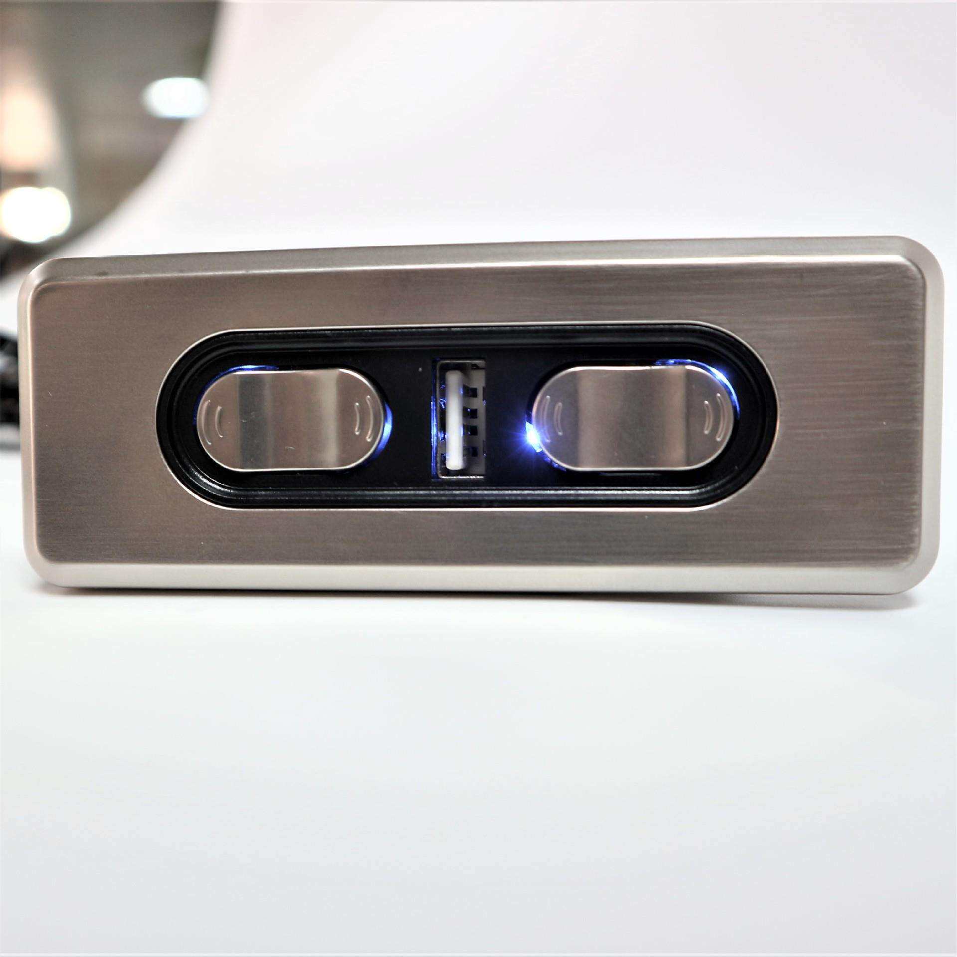 电动足浴沙发床按摩椅双电机调节开关按钮带usb充电手控器控制器