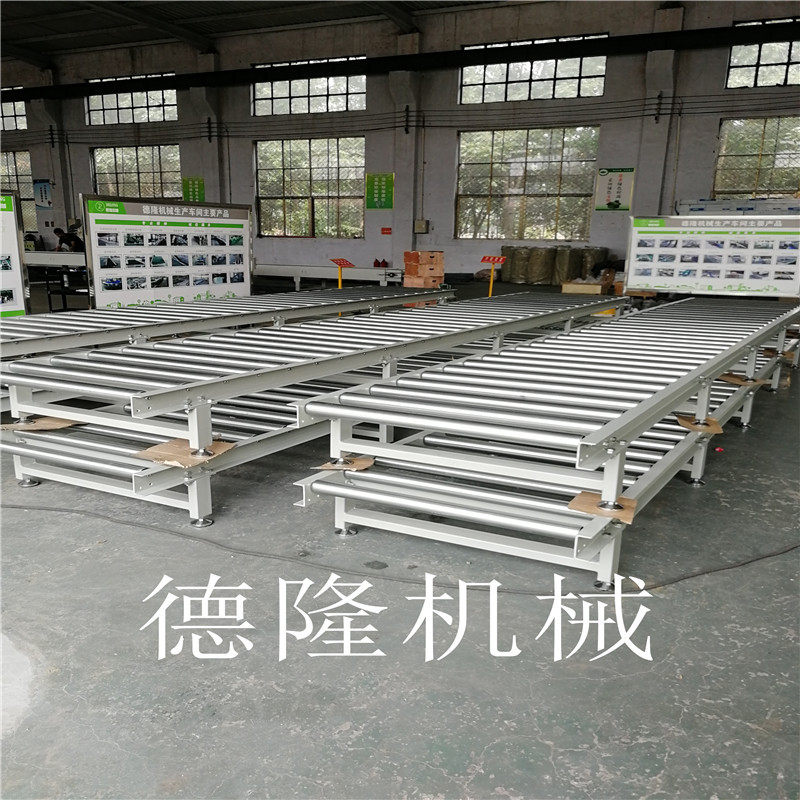 无动力滚筒线流水线镀锌托辊动力滚筒输送线不锈钢滚筒转弯机