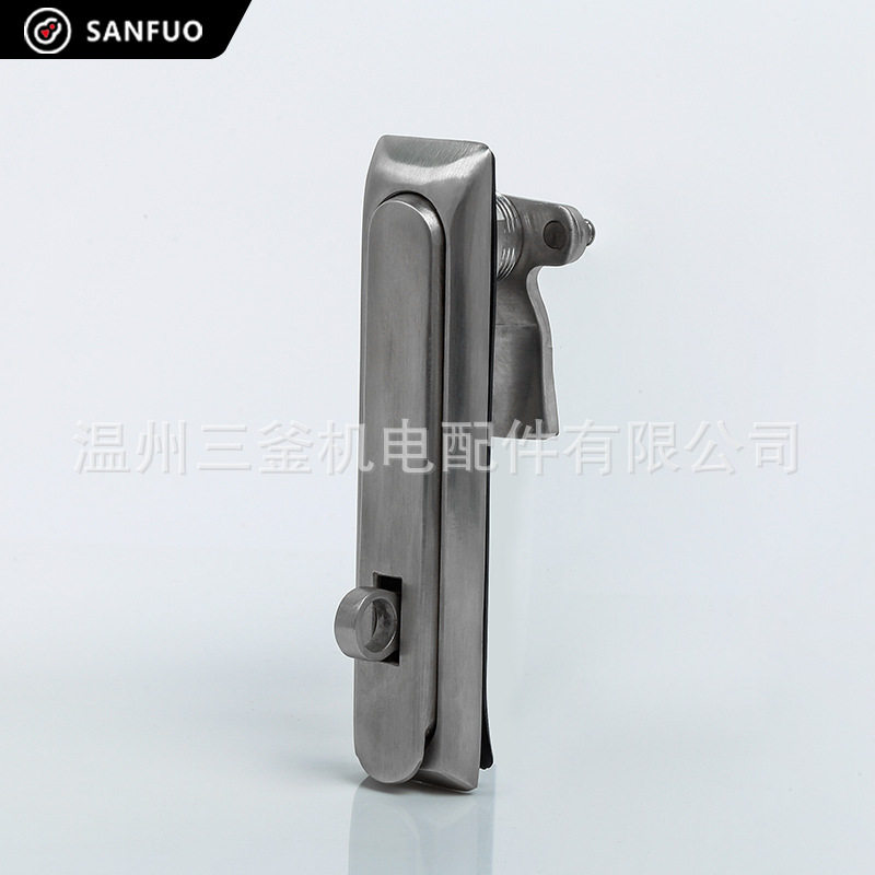 现货新中式厂家供应304不锈钢平面挂锁MS834-1G威图控制通讯柜锁
