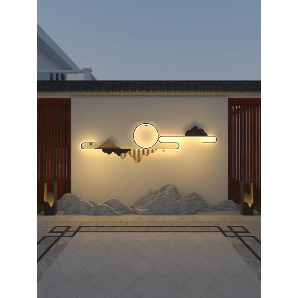 庭院灯户外防水壁灯别墅院子影壁墙灯花园墙壁装饰壁灯中式景观灯