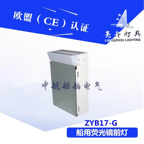 上海船用荧光镜面箱灯CBD17/ZYB17-G洗浴室箱灯储物柜照明箱