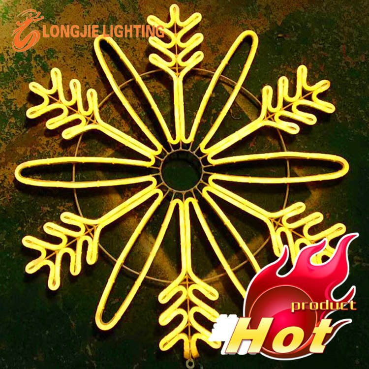 龙捷灯饰 LED雪花灯 发光雪花图案灯 雪花挂件图案灯 厂家销售