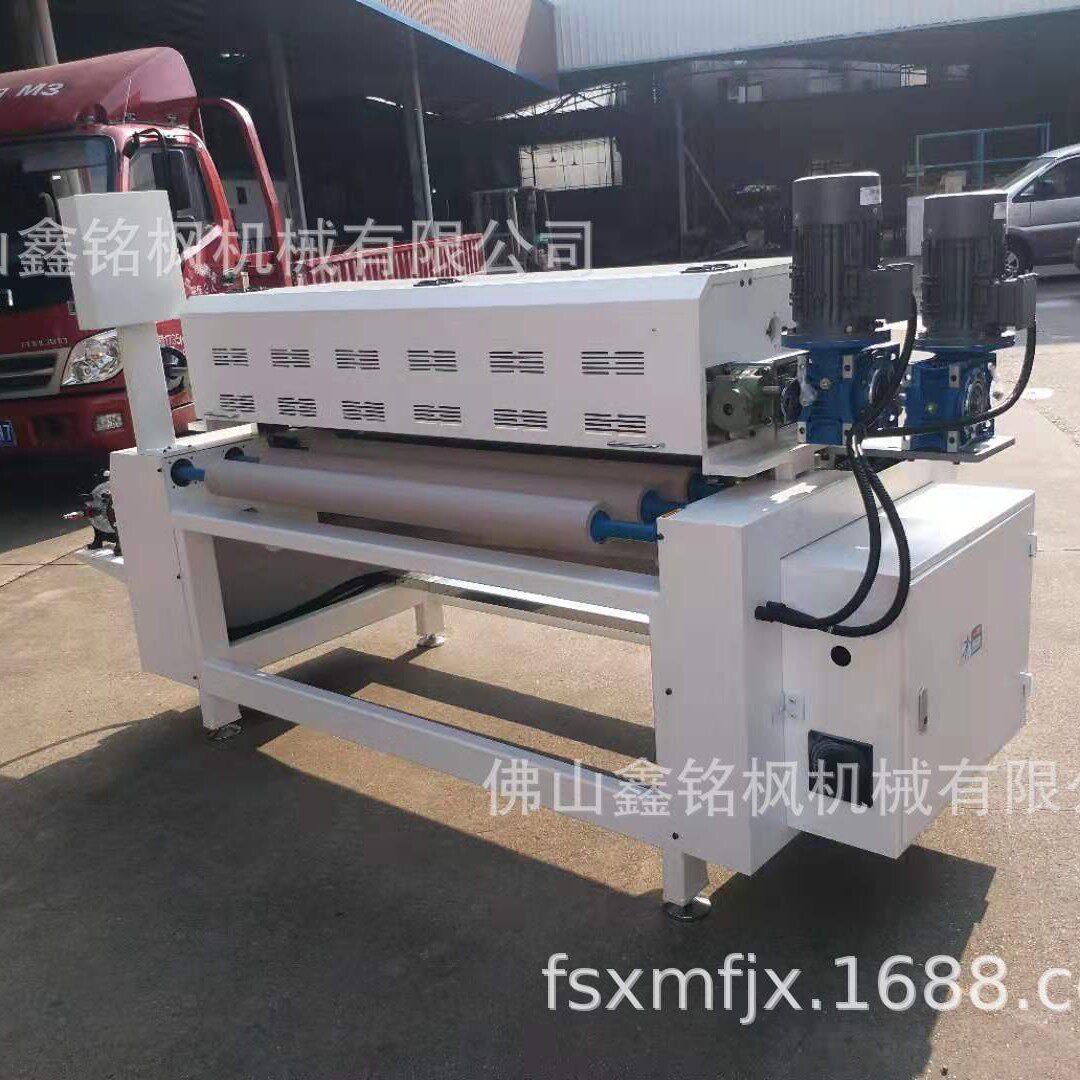 儿童桌椅水性油墨滚涂机多层板油漆滚涂机装饰板材水性漆滚涂机