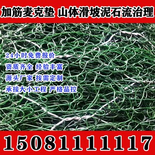 四川水土保护毯加筋麦克垫植被网植生垫河道生态护坡固土喷播挂网
