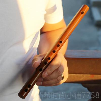 新款迷你短笛 无膜笛学子基生初学者门儿童入竹笛小笛子 成人乐器