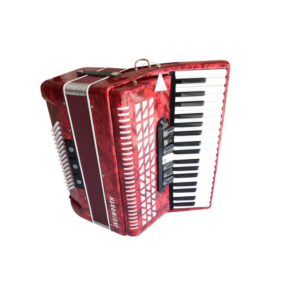 卡尔沃斯手风琴成人初学乐器120贝司41键三排簧手风琴乐器