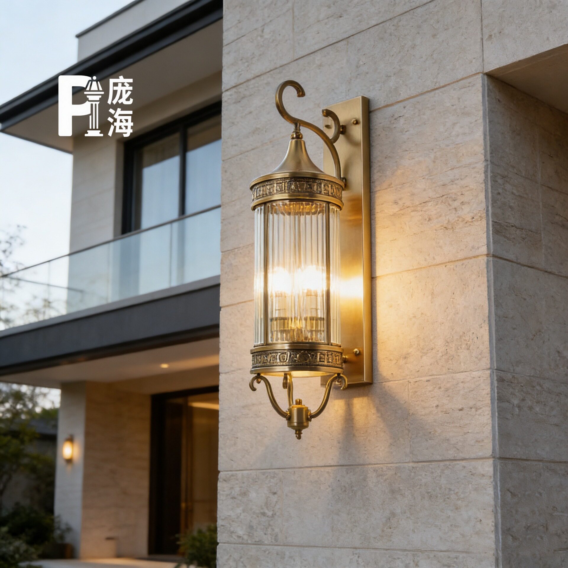 全铜户外防水欧式庭院壁灯