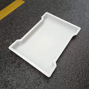 高铁桥上盖板模盒水泥盖板模具缺口51x3平石盖板塑料模 71.5x50x6
