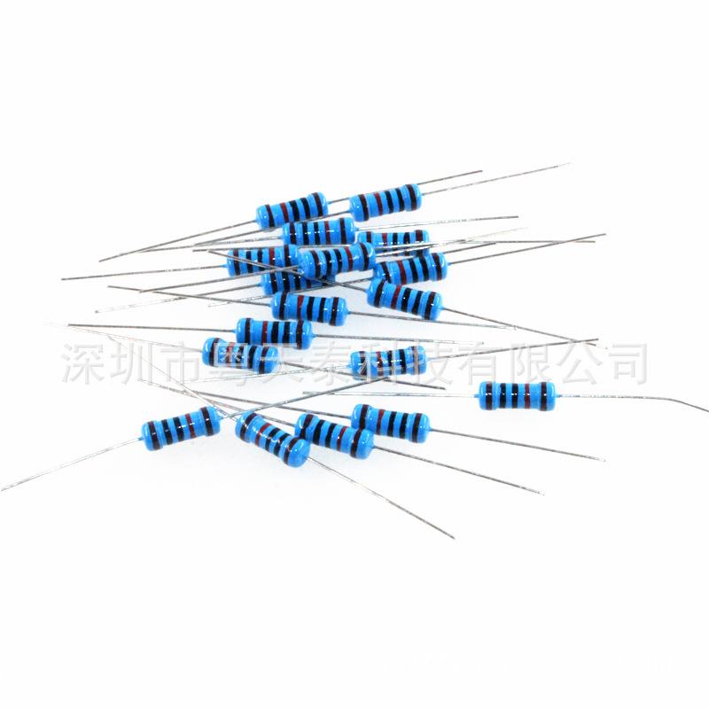 1W3.9K欧3.9K直插金属膜电阻色环电阻1%现货供应质量保障