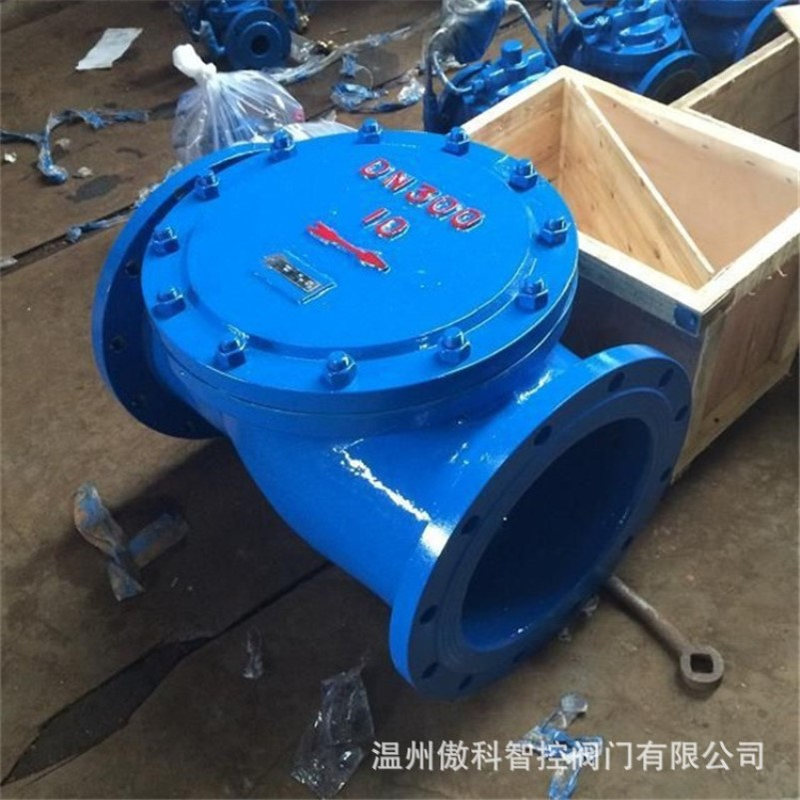 HC44X 法兰单向止回阀 HC44X-10球墨铸铁逆止阀 法兰橡胶瓣止回阀