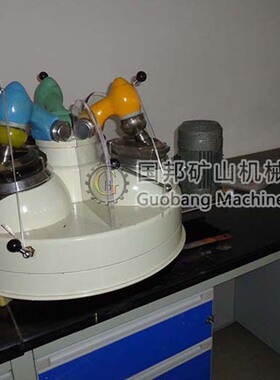 现货热销XPM120*3型三头研磨机 实验室干式研磨机 小型玛瑙磨粉机