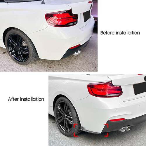 1对适用于15-19宝马2系 F22 F23 M Sport 后杠包角