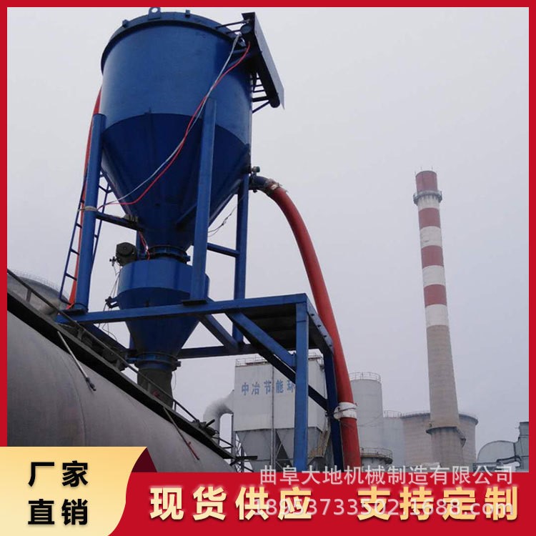 气力输送机 圆筒库水泥装罐车吸灰机 大吸力粉煤灰气力输送机