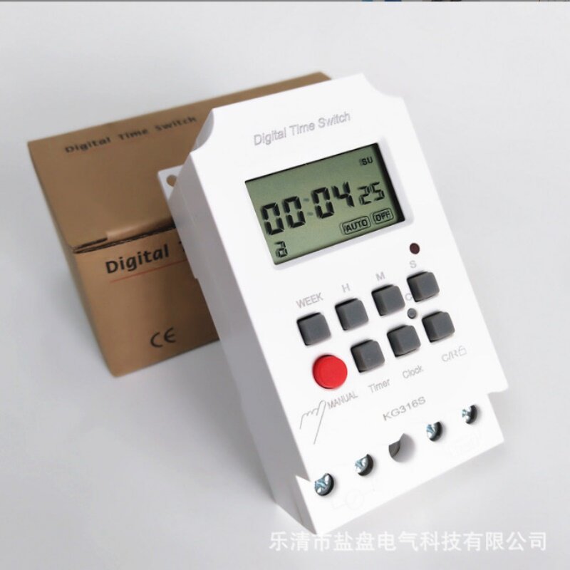 KG316S-II 电器设定到秒定时开关可出口煤改电专用时控开关KG316S