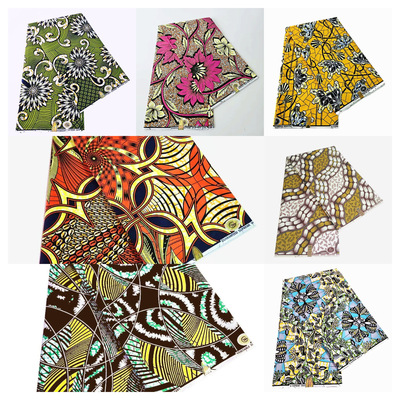 African wax fabric holland wax print 非洲蜡染布棉