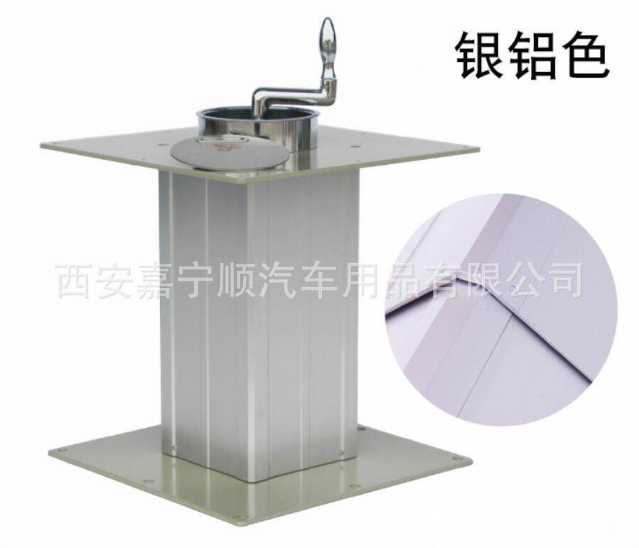 车载手摇升降榻榻米桌腿改床