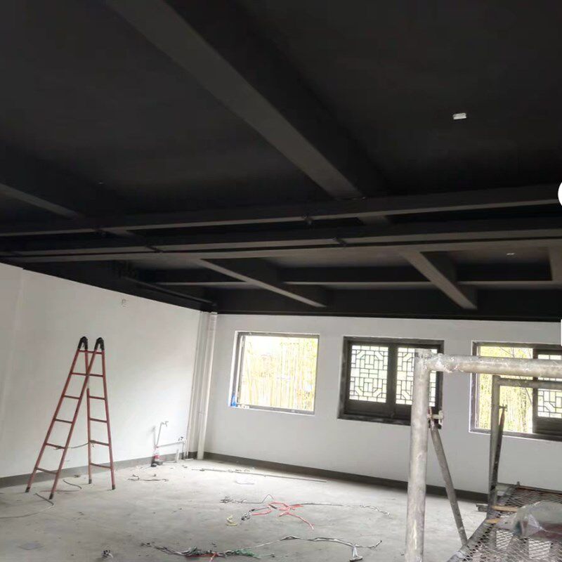 20kg内墙黑色乳胶漆黑色纯黑色棚顶室内自刷灰色漆墙面漆工程涂料