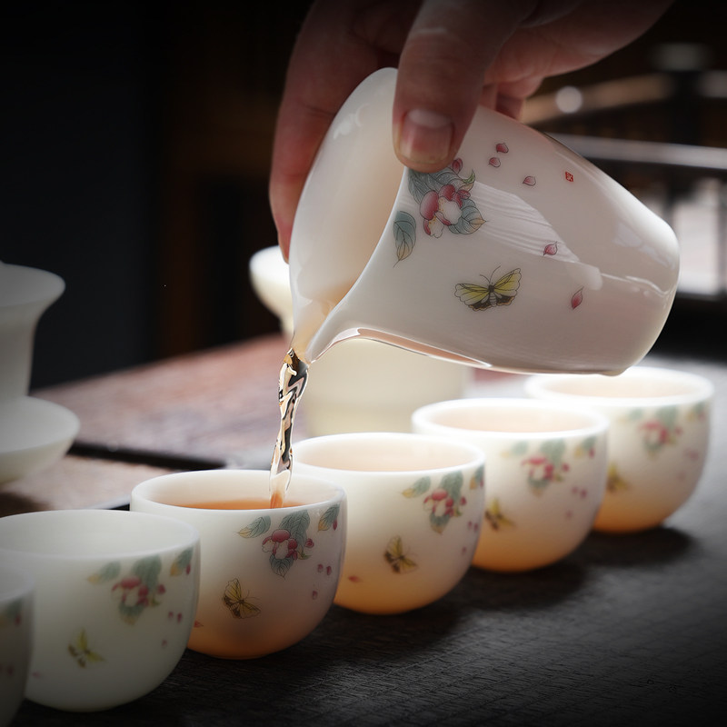 精选公道杯茶海单个家用陶瓷高端级茶壶公倒茶具套装功夫分茶壶羊,餐饮具,茶壶,淘宝优惠券,粉丝福利购,淘宝优惠卷