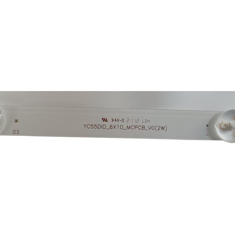 55寸拼接屏灯条 YC55DID-6X10-MCPCB-V0(2W)背光LED铝板灯6灯10条