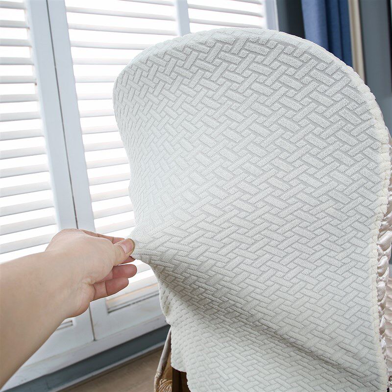 轻奢U型2靠背椅子套罩垫子靠背一体四季通用异形餐厅餐桌椅套罩