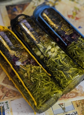 ［显化帮手］手作祈愿草药瓶草药浸泡油新月满月火漆瓶摆件已处理