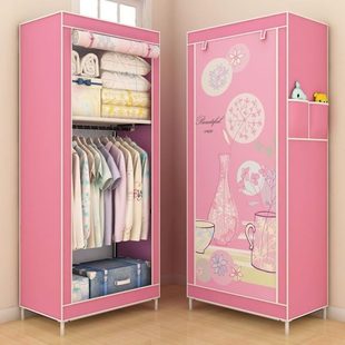 出租宿舍大学生单人小户型简约现代寝室布衣柜用家用女房简易衣柜