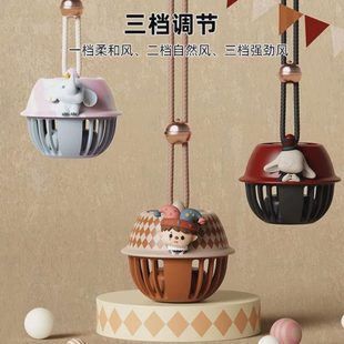 充电学生挂颈儿童可爱卡通随身usb静音无叶手持 小风扇迷你便捷式