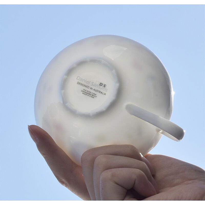 妙手工咖啡杯带碟北欧简约马克杯创意家用下午茶咖啡杯套装