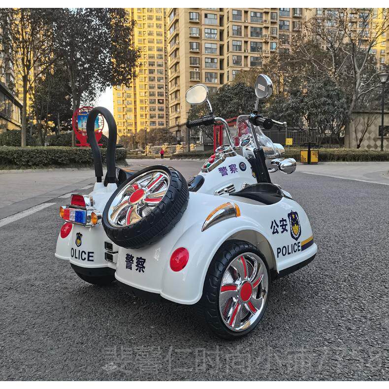 新品儿童摩托车大可坐人宝宝电车玩具汽车号双胞胎人双三轮二胎动